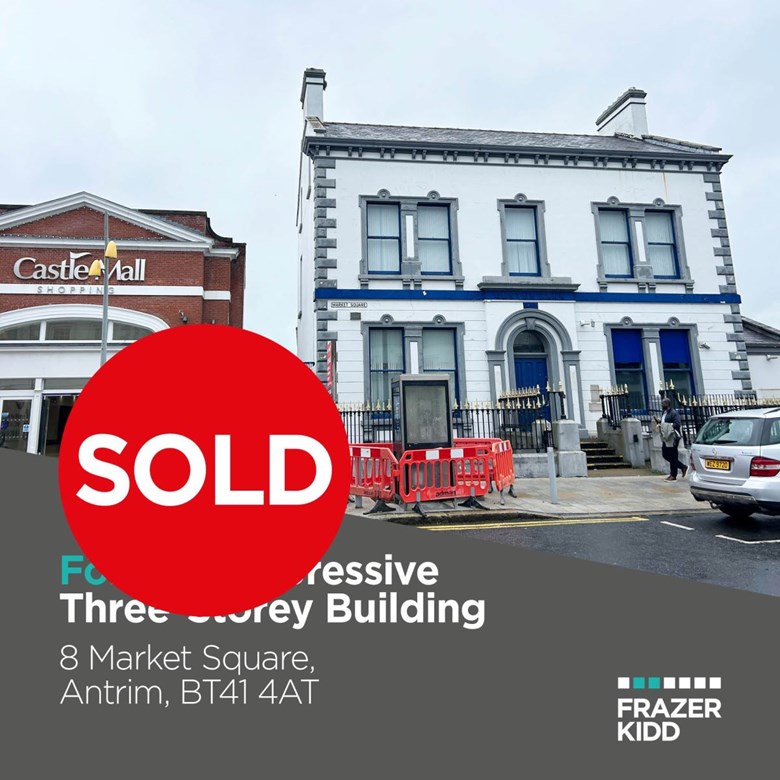 Sale Completes of Prominent Town Centre Property, 8 Market Square, Antrim