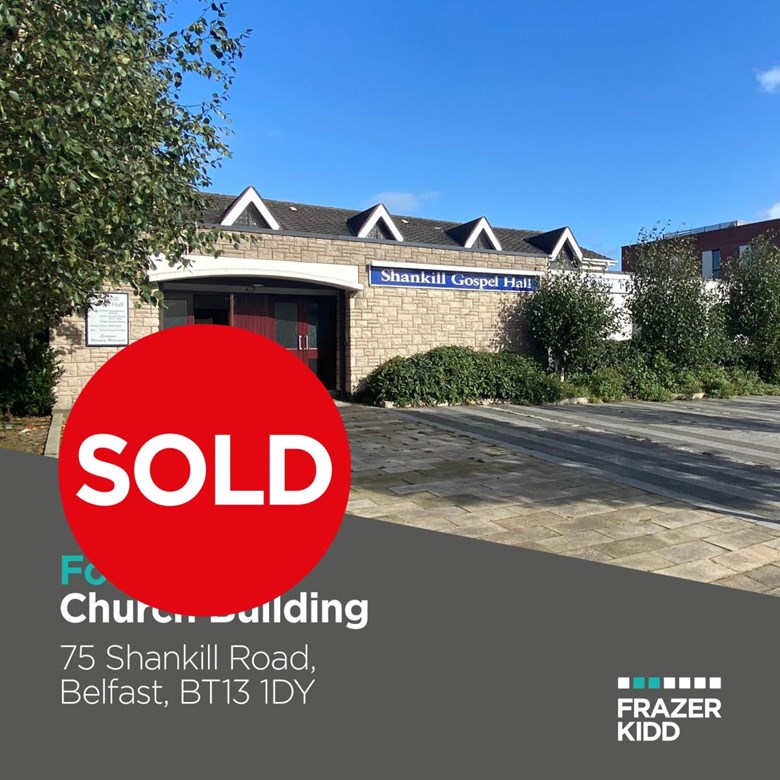 Successful Sale of prominent Church building - 75 Shankill Road, Belfast
