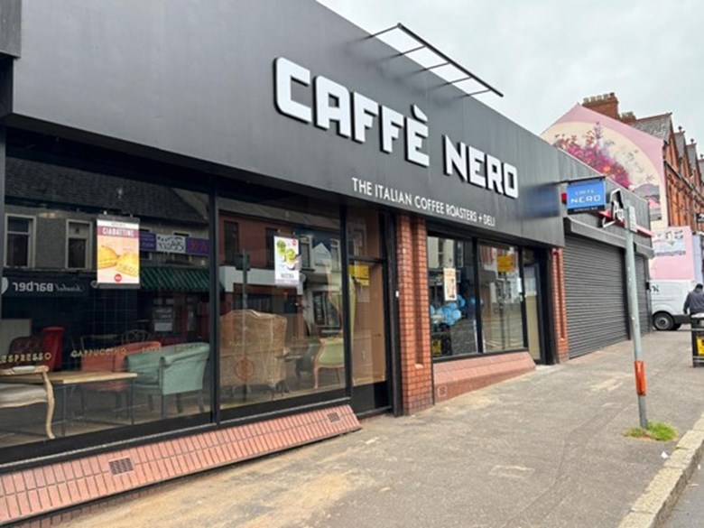 Frazer Kidd assist Caffè Nero in securing another East Belfast store